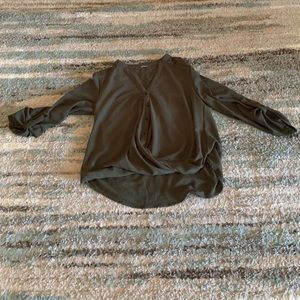 Green button down from Charlotte Russe.